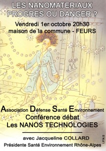 Affiche Nanos, progrès ou danger